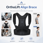 Adjustable Posture Support Belt for Men & Women – Comfortable Back and Shoulder Alignment Brace for Sitting, Standing & Daily Wear