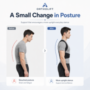 Adjustable Posture Support Belt for Men & Women – Comfortable Back and Shoulder Alignment Brace for Sitting, Standing & Daily Wear