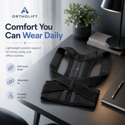 Adjustable Posture Support Belt for Men & Women – Comfortable Back and Shoulder Alignment Brace for Sitting, Standing & Daily Wear
