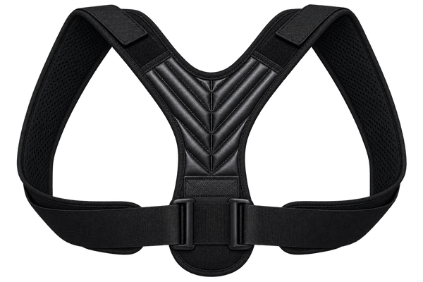 Adjustable Back & Shoulder Support Brace for Men and Women – Posture Support Belt with Comfortable Straps for Everyday Wear