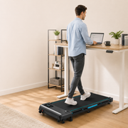 4-in-1 Incline Walking Pad for Home and Office, Portable Under-Desk Treadmill with Remote Control, LED Display, Quiet Motor, Up to 10 km/h, 150 kg Capacity
